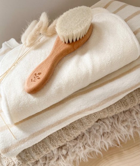 Brosse bébé Bois - Soins bébé - Brosse à cheveux